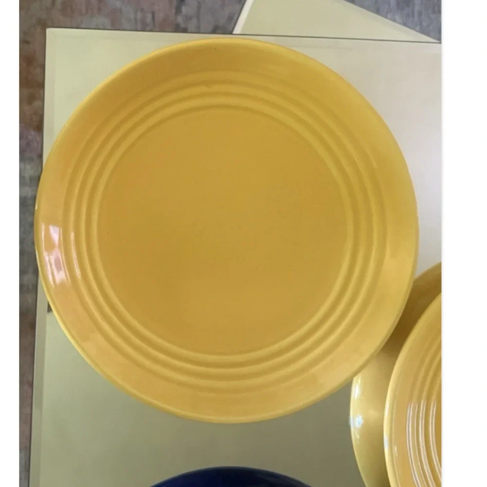 Vintage Bauer Pottery Ringware 9.5 inch Dinner Plates Choose Color Quantity